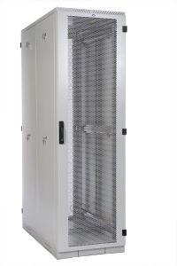 Шкаф телекоммуникационный напольный ЭКОНОМ 42U (600 × 1000) дверь перфорированная 2 шт.