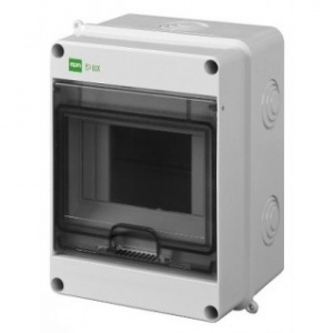 Щит навесной Elektro-Plast EP-LUX 5M дымчатая дверь IP55