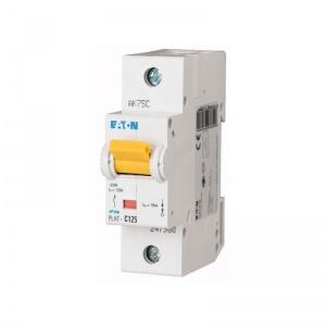Автоматический выключатель Eaton PLHT C125/1 1P 125A тип C