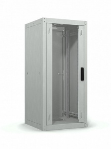 Шкаф телекоммуникационный напольный 33U (600x1000) дверь стекло