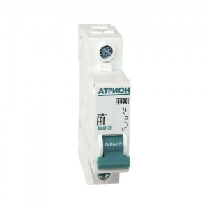 Автоматический выключатель ВА47-29 63A 1P тип C