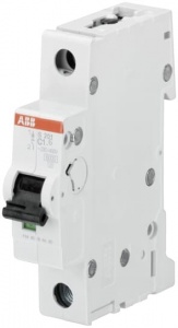 Автоматический выключатель ABB S201-C1,6 1P 1,6A тип C