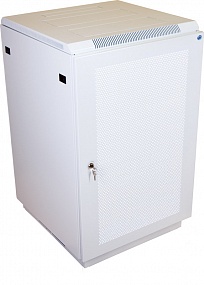 Шкаф телекоммуникационный напольный 18U (600x800) дверь перфорированная