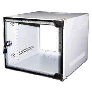 Шкаф настенный серии Pro, 3-секционный, 27U 600x600, стеклянная дверь