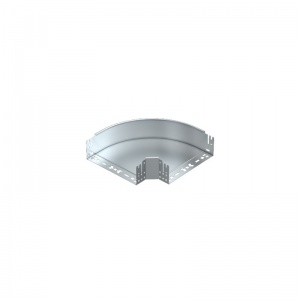 Секция RBM 90 130 FS угловая 90°, горизонтальная, для лотка 110Х300 (ВХШ), конв. оцинк.