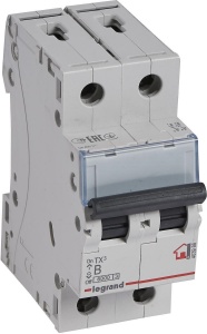 Автоматический выключатель Legrand TX3 20A 2P тип B