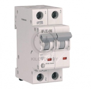 Автоматический выключатель Eaton HL-B50/2 2P 50А тип B