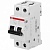 Автоматический выключатель ABB S202-C4 2P 4A тип C
