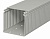 Перфокороб LKV 100100, органайзер для шкафов, 100 x 100 мм (глубина х ширина крышки), L=2000мм, RAL 7030 серый