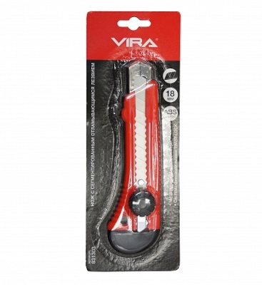 Нож сегментированный, усиленный Twist lock 18мм VIRA