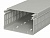 Перфокороб LK4 N 60100, органайзер для шкафов, 60 x 100 мм (глубина х ширина крышки), L=2000мм, RAL 7030 серый
