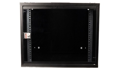 Щит телекоммуникационный 19", 21U, ВxШxГ 1033x600x450 мм, PANDORA, навесной, дверь стекло, черный